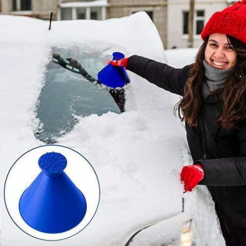 Magic windshield scraper