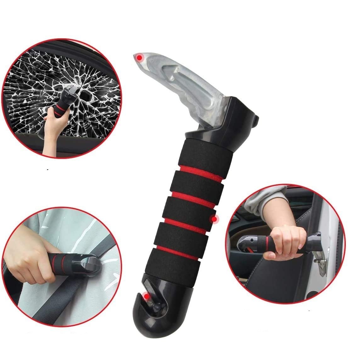 Handle of support for car descent aid