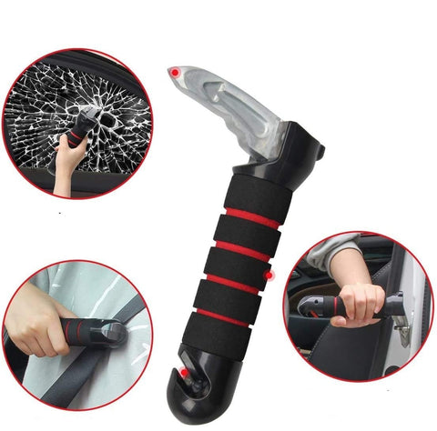 Handle of support for car descent aid