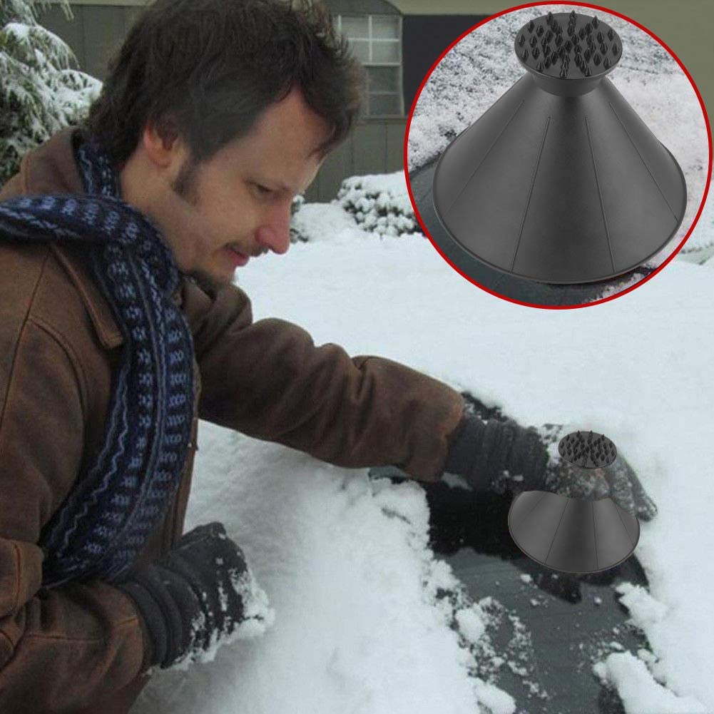 Magic windshield scraper