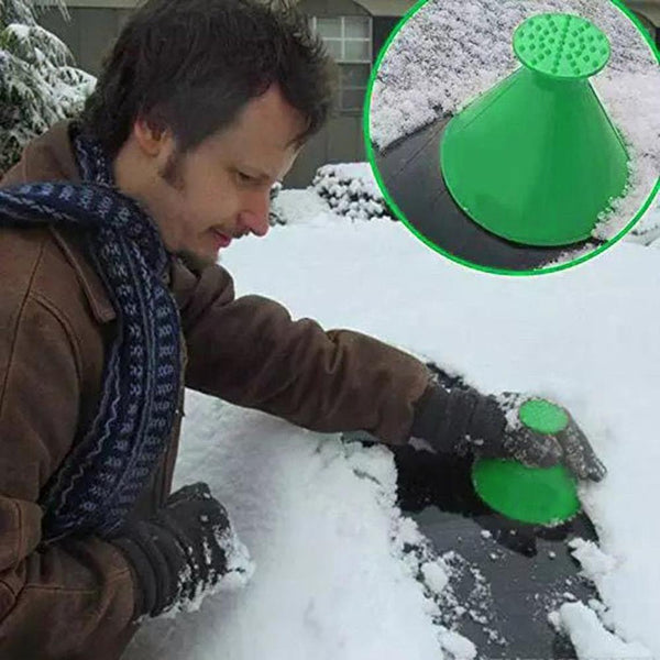 Magic windshield scraper