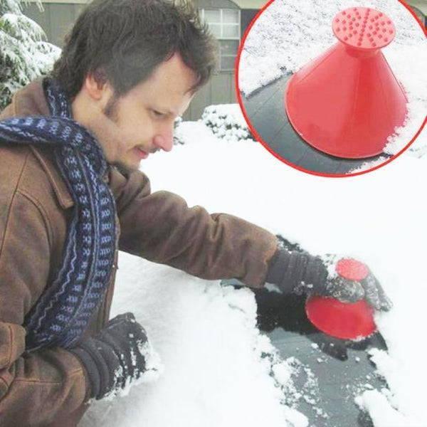 Magic windshield scraper