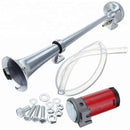Train horn for car with air compressor